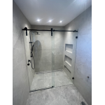 Sero-Frameless Sliding Door Wall To Wall 2 panels Set up Shower Screen 1700-1750*2000H